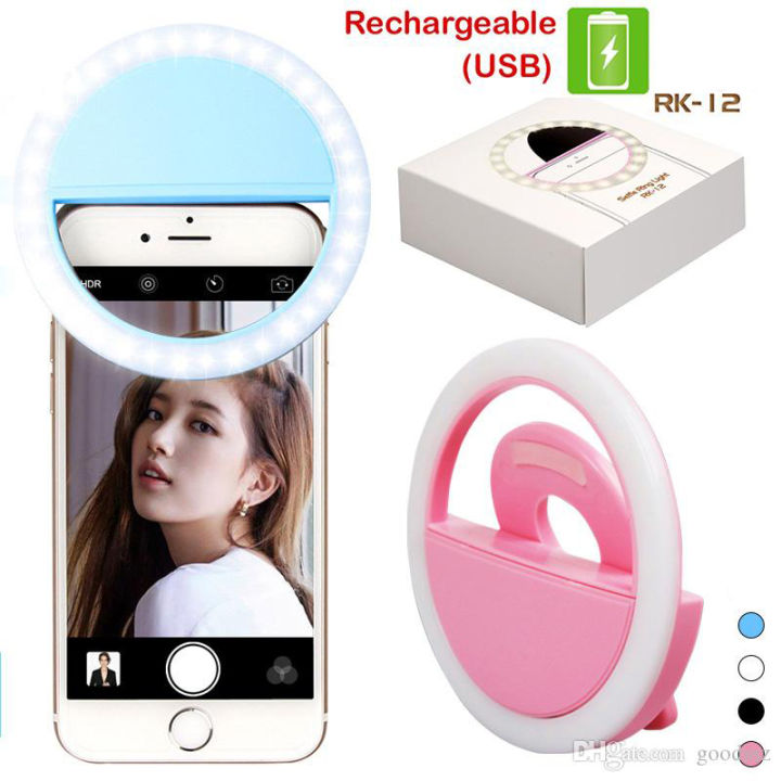 Feont Load Portable Selfie Ring Light