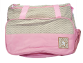 Baby Bag Set Pink (For newborn babies, for Carrying babies’ diapers, feeders, clothes & other stuff). 