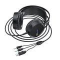 hoco Gaming Head phones W100 Touring Headset Black Color. 