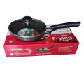 KML Non-stick Fry Pan 22 CM With Glass Lid Induction Bottom. 