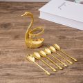 Stylish Swan Spoon Tableware Set Cake /Coffee Spoon Fork Set Tableware For Home Table Decor. 
