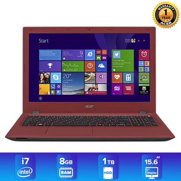 Aspire E5-573G-71CA Red Laptop Core i7-5500 8GB RAM