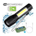 Rechargeable Flashlights Torch Led Usb Portable Torches 3 Modes - Convenient And Portable Lighting Solution With Usb Rechargeable Battery. 