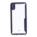 Vivo V9 Ipaky Bumper Protective Transparent Case - Black.