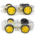 4WD Smart Robot Car Chassis Kits for arduino with Speed Encoder New for arduino robot RC car chassis robot motor wheel. 
