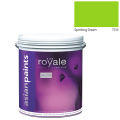 Asian Paints Royale Luxury Silk Emulsion Glitter (Silver) - Sporting Green. 