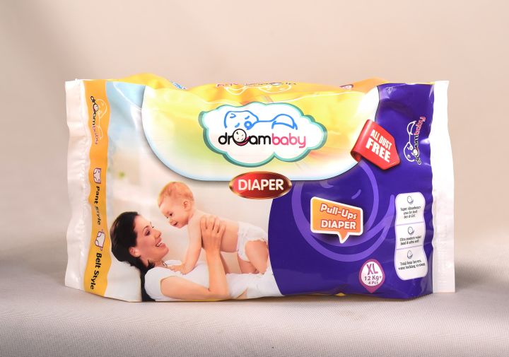 DREAM BABY BELT DIAPER XL - 4 PC (12 +KG)