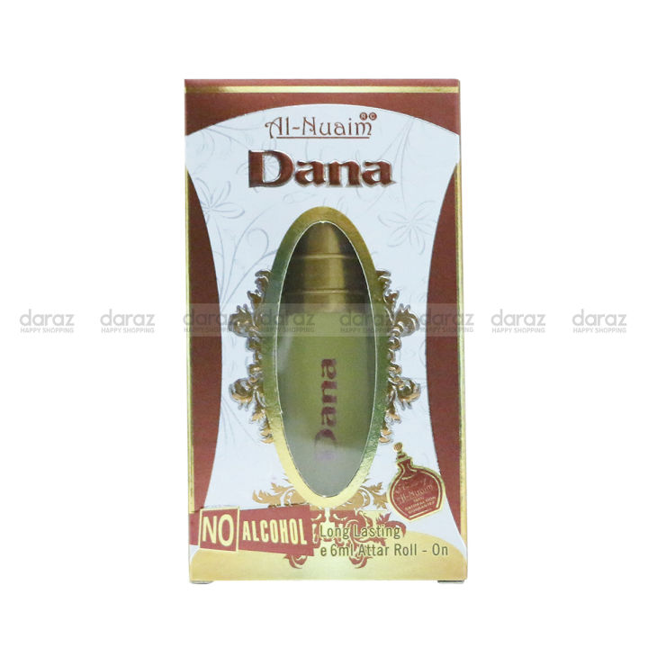 Al Nuaim Dana Floral Attar Unisex Natural Concentrated Fragrance Oil for Men And Women