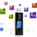 ADATA UV320 USB 3.2 128 GB Quick Slide Capless Flash Drive Black. 