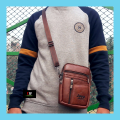 Premium cross body bag for men Official Messenger Bag Bike Rider Cross body Bag Pu Leather Bag Shoulder Bag Diagonal Package Handbag Bag For Men cross body shoulder bag for men messenger bag waist bag pu leather side bag for men Men Fashion Shoulder Bag. 
