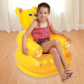 Inflatable Teddy Bear Chair - Yellow Highly Vital - Cartoon Creative Inflatable Air Sofa Kids Chair-Household Toddlers Children - Toys & Games - Modern and Trendy. 