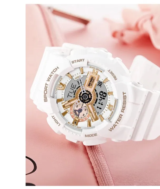 SKMEI%201688%20White%20PU%20Dual%20Time%20Watch%20For%20Unisex%20-%20White%20-%20Image%206