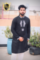Semi Long Printed Panjabi For Gents - কাপল ড্রেস শাড়ি.