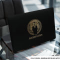 Anonymous Logo Laptop Skin & Laptop Sticker Waterproof Removable Sticker For Any Kind of Laptop - (10.5X15.5 Inch) - LSKN1009 - Sticker Buster.