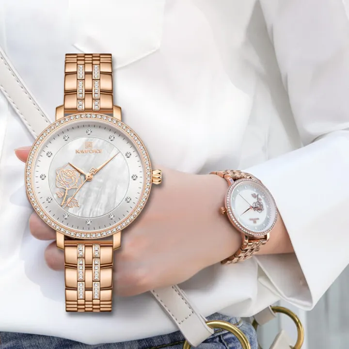 NAVIFORCE%20NF5017%20RoseGold%20Stainless%20Steel%20Analog%20Watch%20For%20Women%20-%20White%20&%20RoseGold%20-%20Image%206