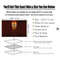 Red Background Of Iron Man Laptop Skin Stickers Vinyl Waterproof Removable Laptop Sticker For Any Kind Laptop - (10.5X15.5 Inch)) - LSKN610 - Zoom Decor. 