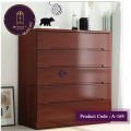 Andormahal Classic Wardrobe with Five Drawers made of MDF 5ft by 2.5ft by 16 inch.