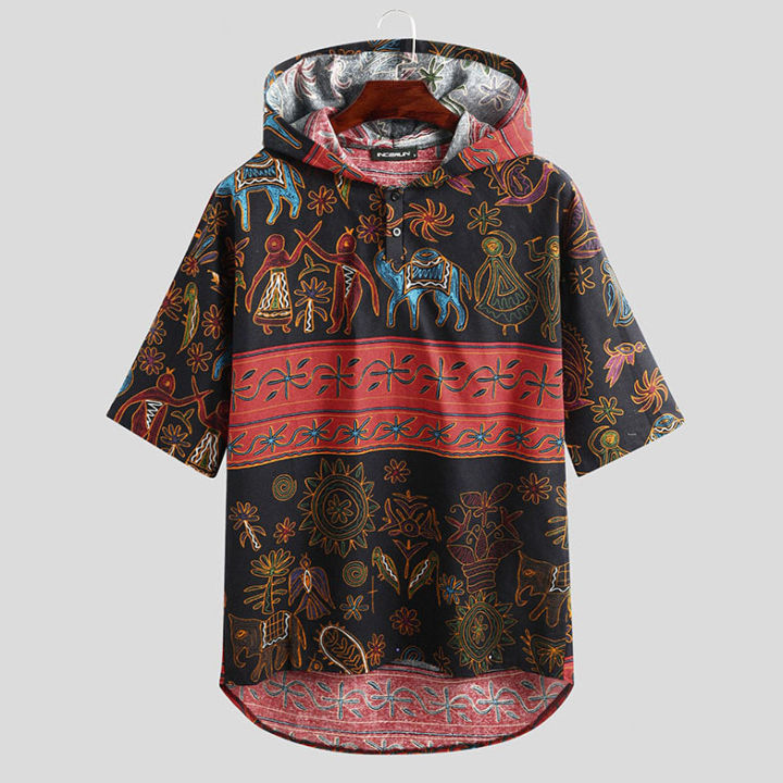 Half Sleeve Blouse Hoodies Casual Tee Tops