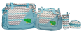 Baby Bag Set Blue (For newborn babies, for Carrying babies’ diapers, feeders, clothes & other stuff). 