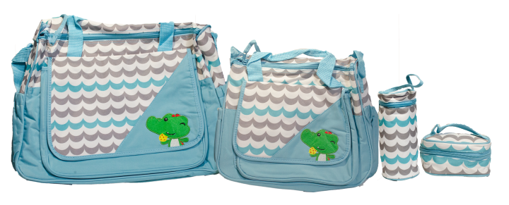 Baby Bag Set Blue (For newborn babies, for Carrying babies’ diapers, feeders, clothes & other stuff)