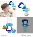 Silicone Baby Fruit Feeding Pacifier.