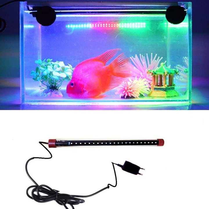 Aquarium Fully Submersible LED Aquarium Light/Lamp (Freshwater Fish Tank, Saltwater Fish Tank)