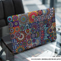 Seamless Geomatric Pattern Laptop Skin Stickers Vinyl Waterproof Removable Laptop Sticker For Any Kind Laptop - (10.5X15.5 Inch)) - LSKN2055 - Zoom Decor. 