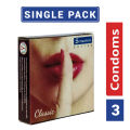 Sensation Mix - 3x3=9pcs-1 Pack Dotted Coffee Condom, 1 Pack Dotted Classic Condom & 1 Pack Super Dotted Strawberry Condom. 