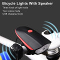waterproof Bicycle light with Horn 1 sound horn.