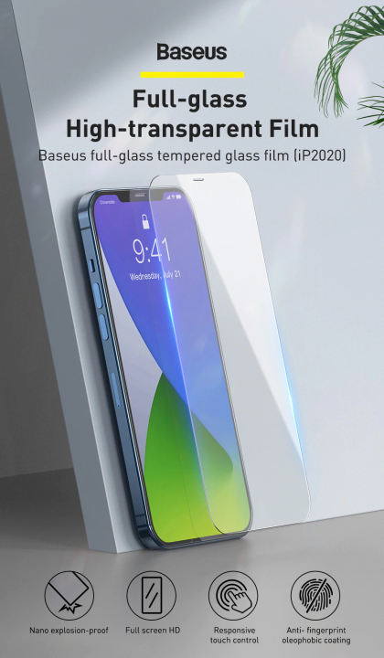 Baseus%202Pcs%20Screen%20Protector%20For%20IPhone%2013%20Pro%20Max%200.3mm%20Transparent%20Protective%20Glass%20For%20IPhone%2013%20/%20iPhone%2013%20Pro%20/%20iPhone%2013%20Mini%20/%20iPhone%2012%20/%20iPhone%2012%20Pro%20/%20iPhone%2012%20Pro%20Max%20Tempered%20Film%20Cover%20-%20Image%204