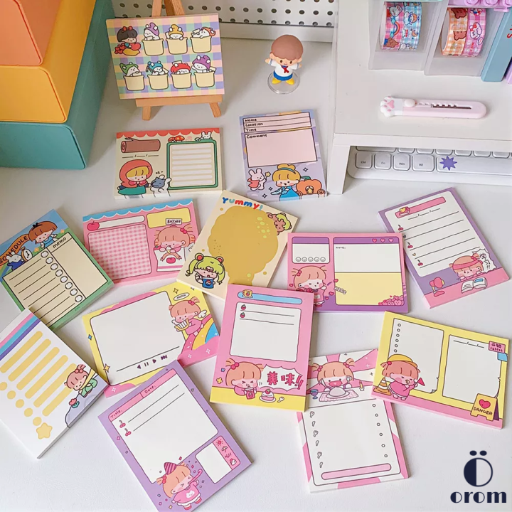 Cute%20Korea%20Cartoon%20Girl%20Notepad%20Message%20Notebook%20Kawaii%20Memopad%20Stationery%2050%20Sheets%20Student%20Plan%20Sticky%20Notes%20-%20Image%207