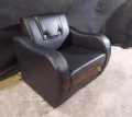 Best One Furniture Stylish and New Qualitiful single arm sofa - Black. 