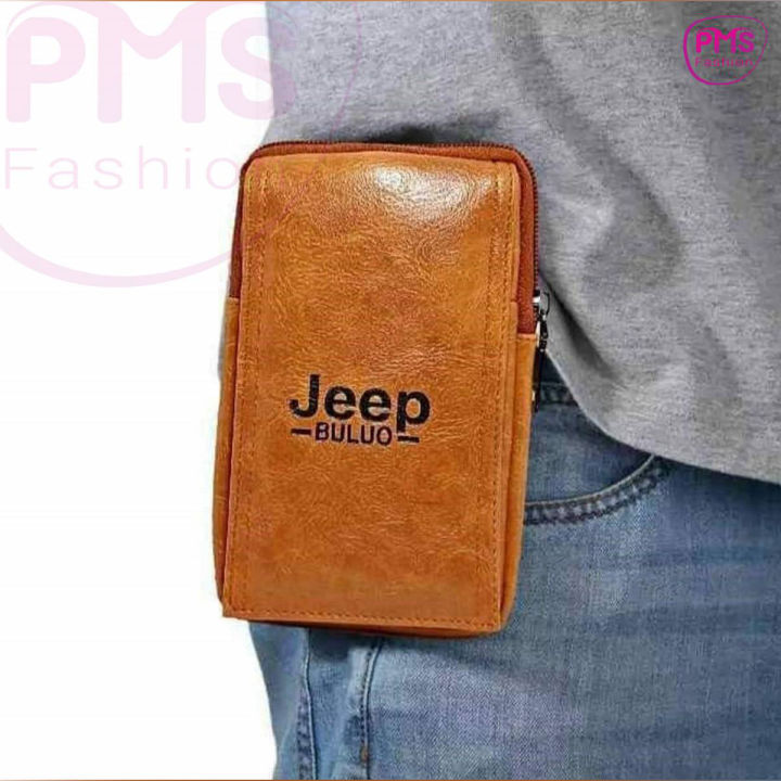 Jeep%20Artificial%20Leather%20Waist%20Bag%20for%20Men%20-%20Image%203