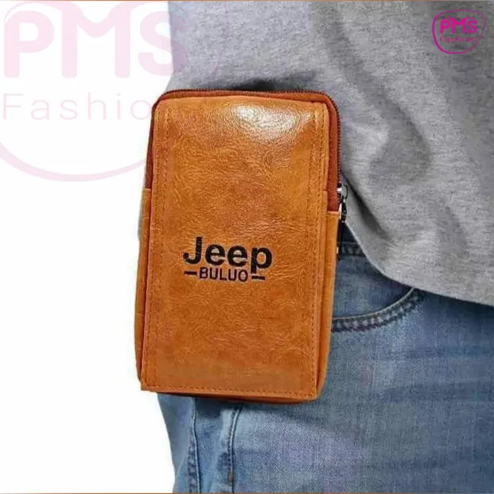 Jeep%20Artificial%20Leather%20Waist%20Bag%20for%20Men%20-%20Image%203