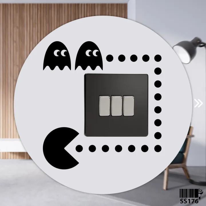Pac Man Vinyl Wall Sticker Wall Décor Vinyl Decal Sticker For Wall - SS176 - DDecorator