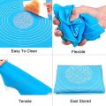 Non-Stick Silicone Mat Dough Maker Pad with Scales Pizza Maker Pastry Baking Pad Kitchen Accessories.