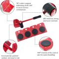 Easy Moving Furniture Lifter Sliders 5 Packs Mover Tool Set, Heavy Furniture Appliance Moving & Lifting System. 