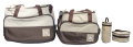 Baby Bag Set Brown (For newborn babies, for Carrying babies’ diapers, feeders, clothes & other stuff). 