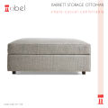 BARRETT STORAGE OTTOMAN. 