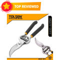 TOLSEN 8" Garden Pruning Shear Bypass Pattern 200mm or 8 Inch Dipped Handle Model: 31018.
