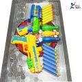 Fires Foam Darts Plastic Soft Bull-et Blaster Toy Gun With Suction Target Board. 