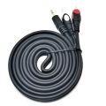 Gold Plated 3.5mm Mini Phone Stereo Male to 2 RCA 1 Male Audio Cable. 