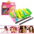 Multi Coloured Magic Leverag Hair Curlers for Spiral Curls. 