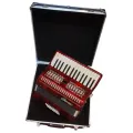 Baile Acordion 30keys 32 bass With Hard Case and Straps Full Set Accordion Instrument Beginner Accordion Professional Accordion Accordian Gifts For Adults Students 30 Piano Keys 32 Bass Button Accordion Instrument (Red). 