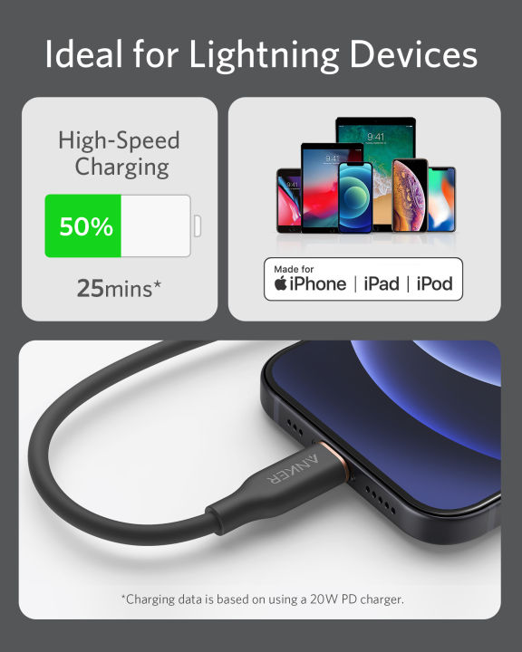 Anker%20USB%20C%20to%20Lightning%20Cable%20Powerline%20III%20Flow%20for%20iPhone%2013%2014%20Pro%20Max%20/%2012/11%20AirPods%20iphone%20charging%20cable%20date%20cable%200.9m%20-%20Image%206