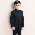 Jasko Mandarin Model Blazer Top Pants Set for Kids Boys Age 2-13 Years Old. 