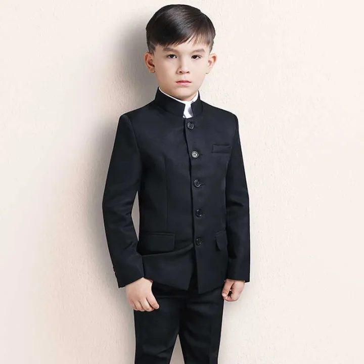 Jasko%20Mandarin%20Model%20Blazer%20Top%20Pants%20Set%20for%20Kids%20Boys%20Age%202-13%20Years%20Old%20-%20Image%202