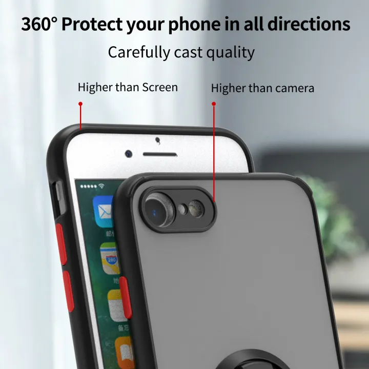 Lenuo%20Anti-fall%20Fashion%20Protective%20Phone%20Case%20For%20iPhone%20SE%20/%207%20/%208%20Casing%20Multifunction%20Car%20Magnetic%20Shockproof%20With%20Ring%20Stand%20Back%20Cover%20-%20Image%206