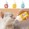 Newborn Cat Drinking Bottle 20/80ML Kitten Nipple Bottle Anti Choking Silicone Puppy Milk Feeder Bite Resistance with Scale Kitten Feeding Bottle For Kitten Puppy Rabbits. 