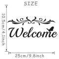 Welcome Wall Decal Home Door DIY Removable PVC Sticker Art Entryway Mural Decor. 